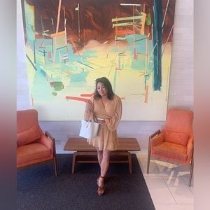 Peach Love Dress (L)